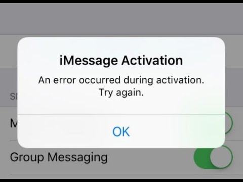 How to fix the error of i messenger and facetime