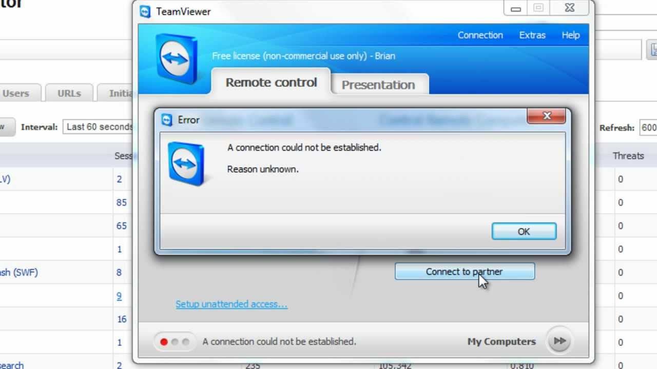 why teamviewer is not connecting