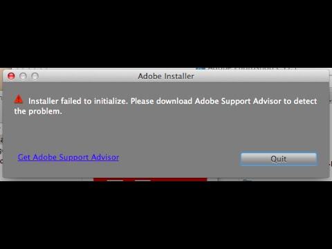 Fixe error Cannot install Photoshop  "Installer failed to initialize"