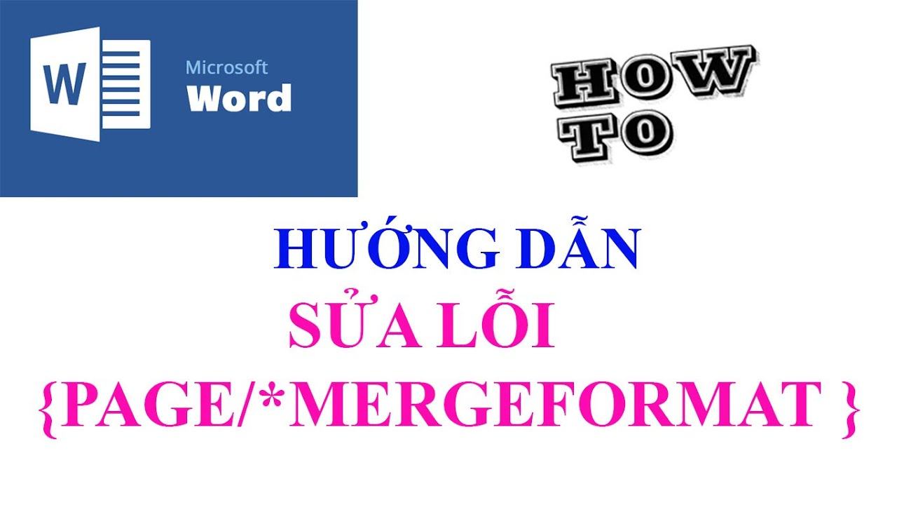 How to remove { PAGE * MERGEFORMAT } on Microsoft word