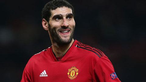 Marouane Fellaini might be Manchester United's best aerial player