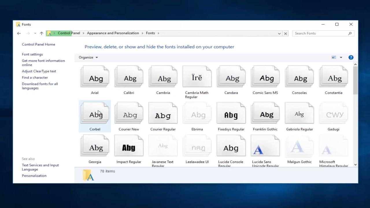 Instructions on how to turn off Clear Type Text mode in Windows 10