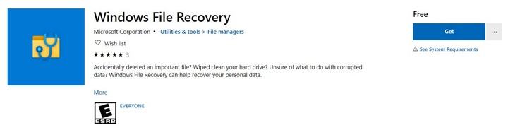 Microsoft released the 'Windows File Recovery' application to recover accidentally deleted files on Windows 10