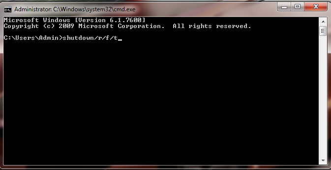Use Command Prompt (command prompt)