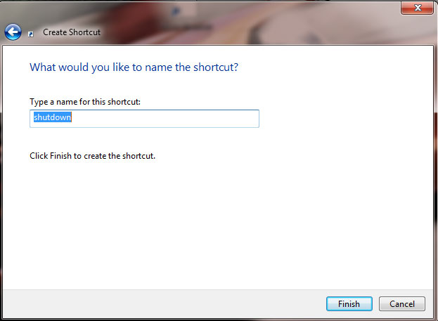 Create shortcuts