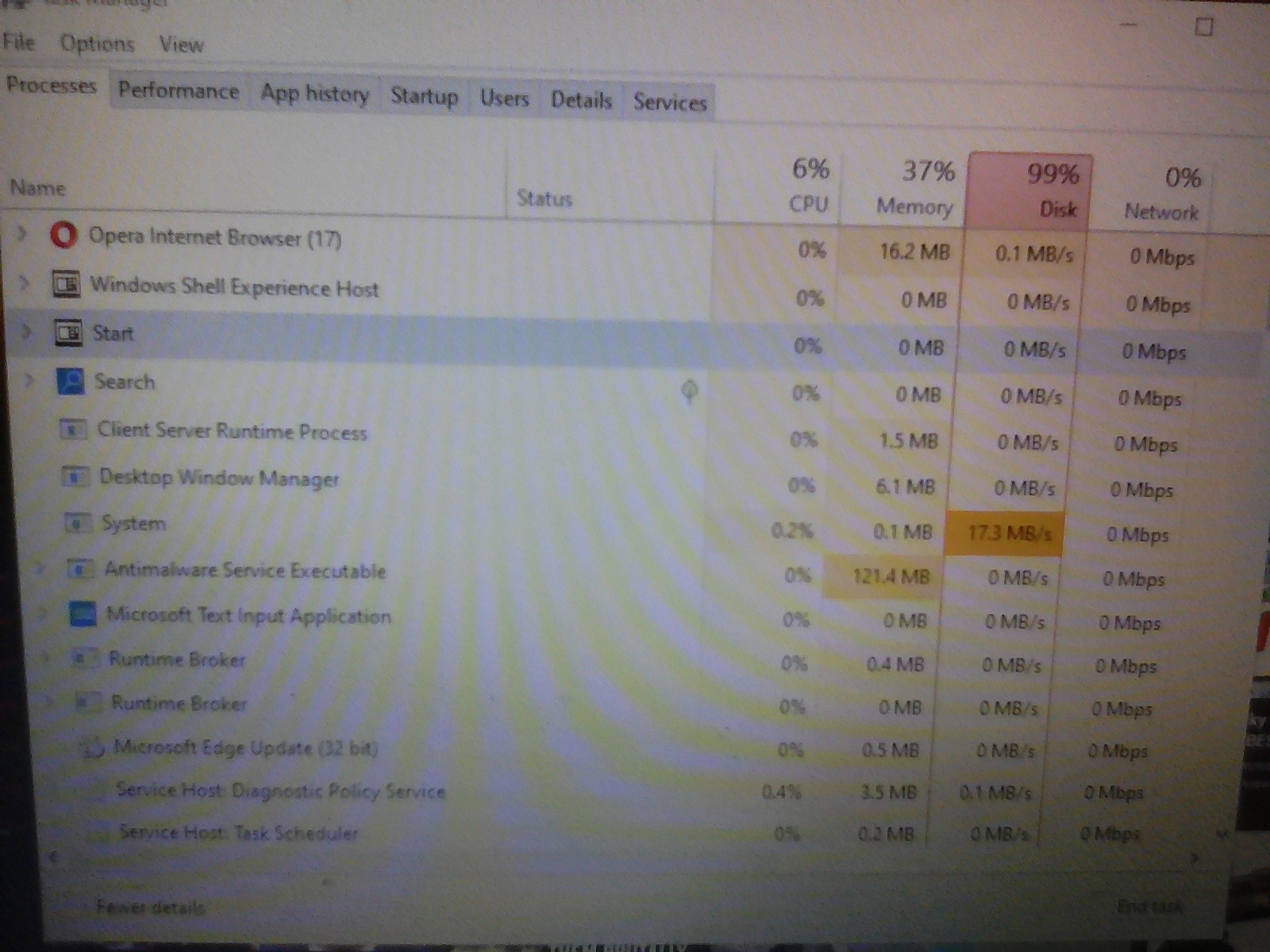 System high disk usage,