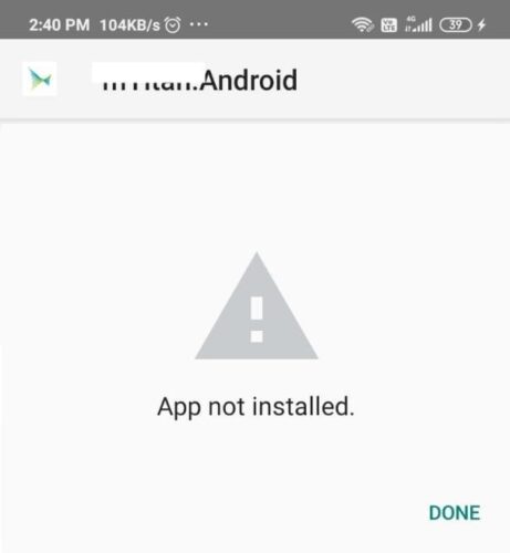 Fix App Not Installed error on Android phones