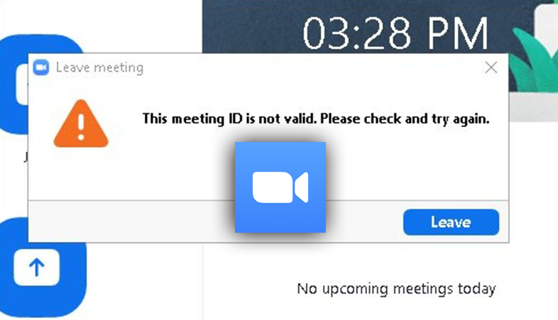 what does invalid meeting id mean in zoom