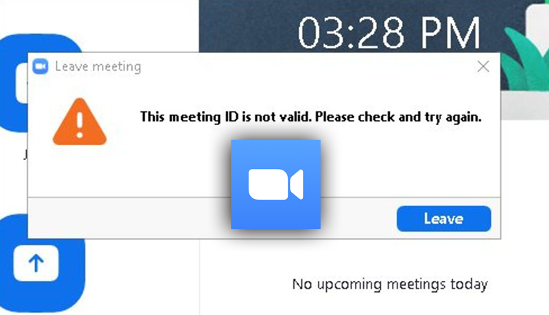 zoom invalid meeting id 3001