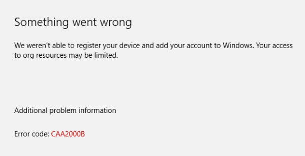 Troubleshooting Microsoft Teams Error caa2000b