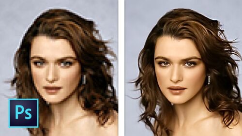 Increase resolution of image Photoshop