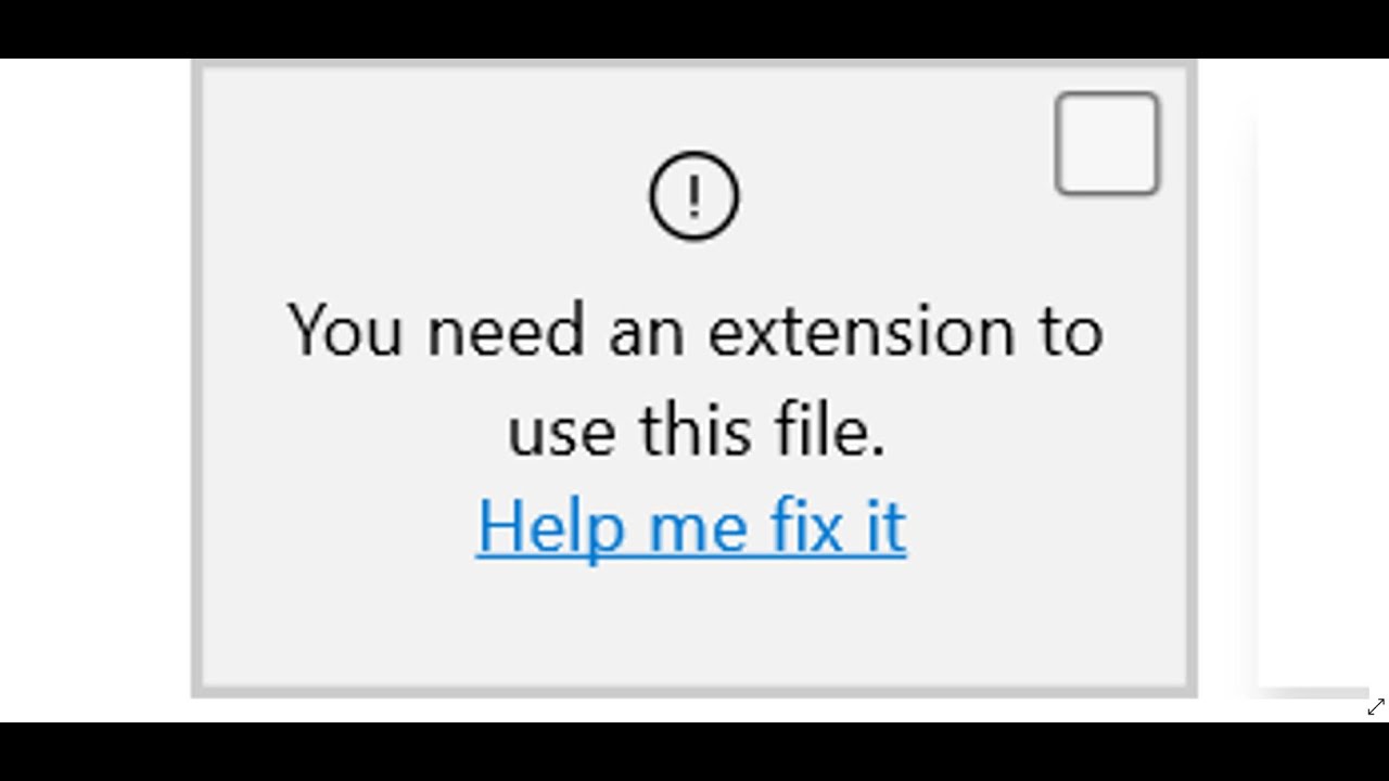 Windows video editor error: Can’t view this file type