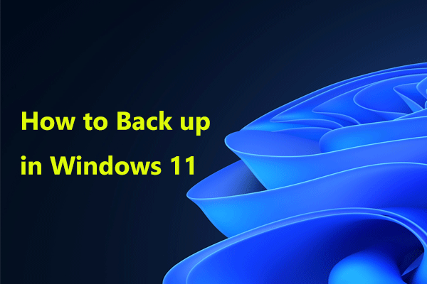 How to Back Up Windows 11 
