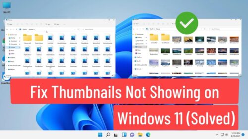 How to show pictures in folder Windows 10/11