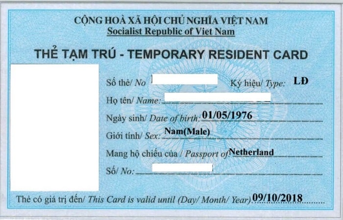 How To Get Vietnam Temporary Residence 