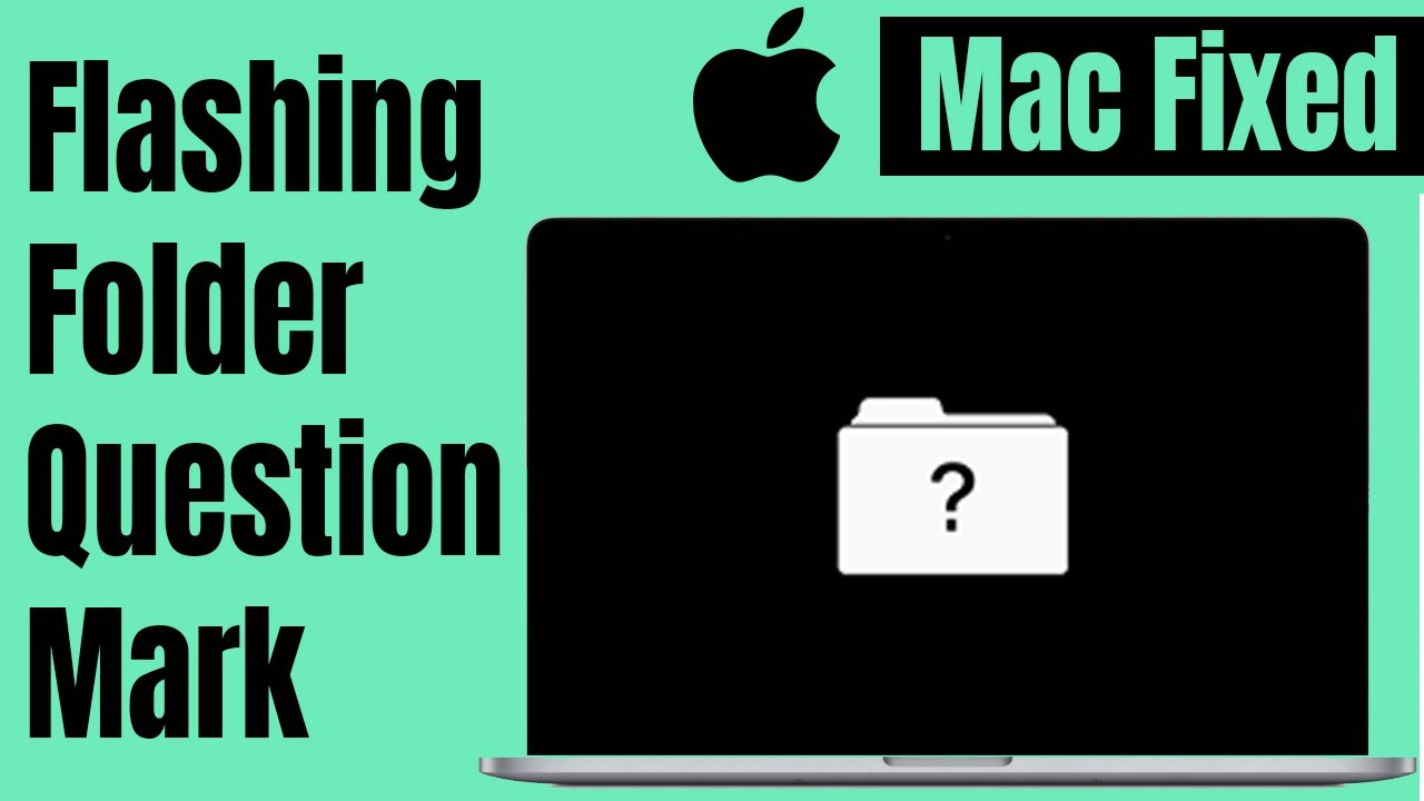 factory reset macbook flashing folder with question mark