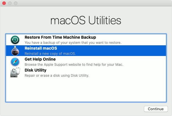 Reinstall MAC OS without losing data