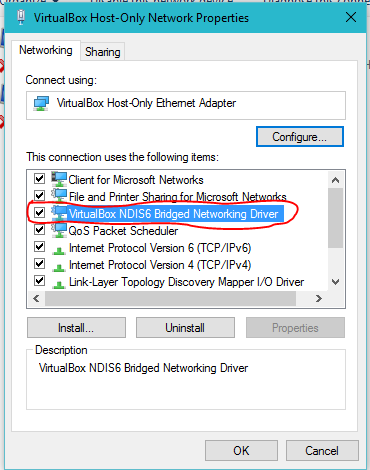 Virtualbox bridged networking driver miniport что это