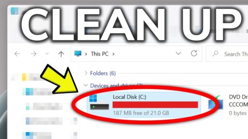 How to Clean C Drive Windows 11