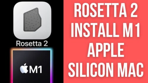 How to install Rosetta 2 on M1
