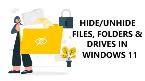 How to see hidden files in Windows 11