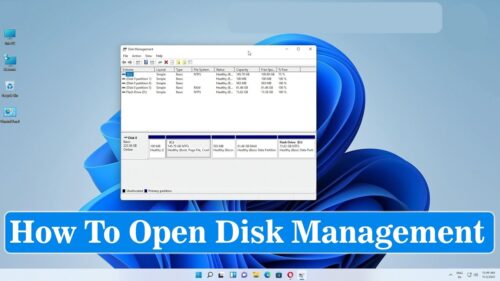 How to open Disk Management Windows 11