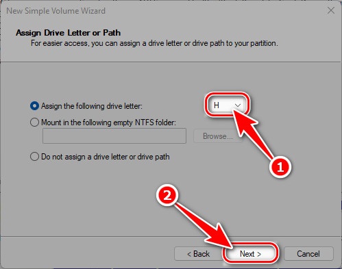 set the partition symbol name 