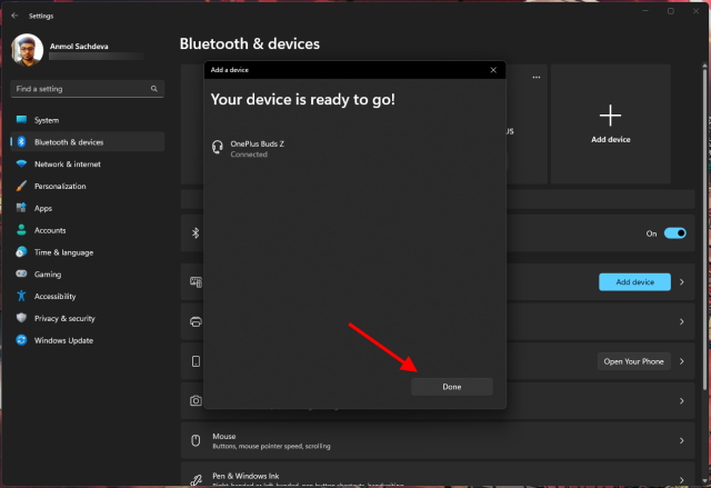 start using your Bluetooth device