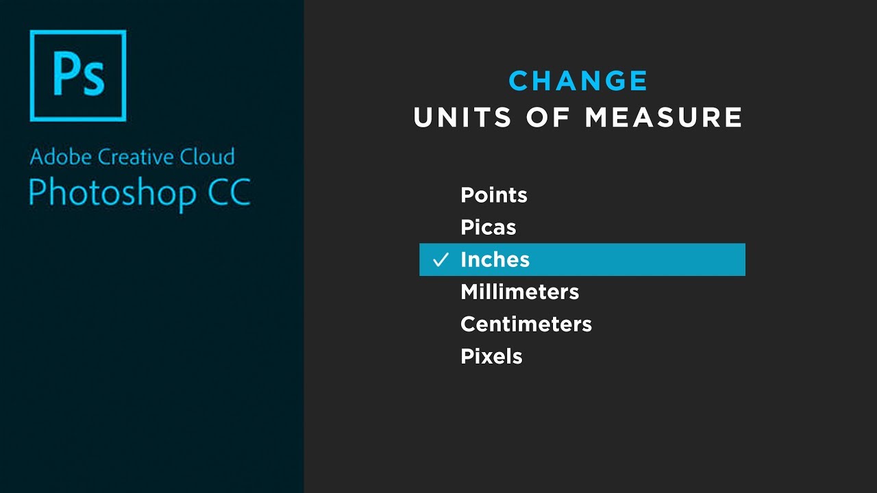 How to change pixels to inches in Photoshop