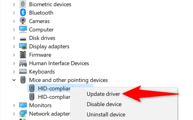 Update driver