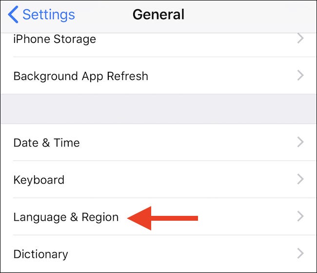 Change your iPhone settings