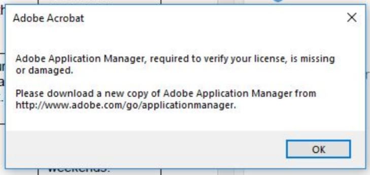 Adobe application manager