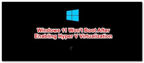 Fix PC won't boot after enabling virtualization