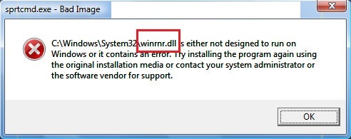 Fix missing file Winrnr.dll