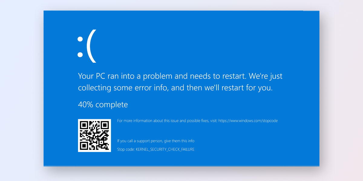 How to fix Kernel Security Check Failure Windows 11