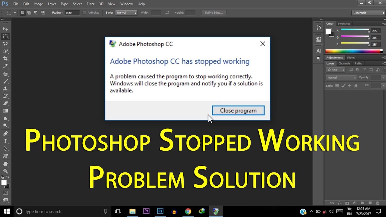 photoshop will not download