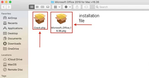 MS installation