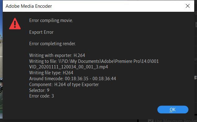 How to Fix Error Compiling Movie errors in Premiere Pro