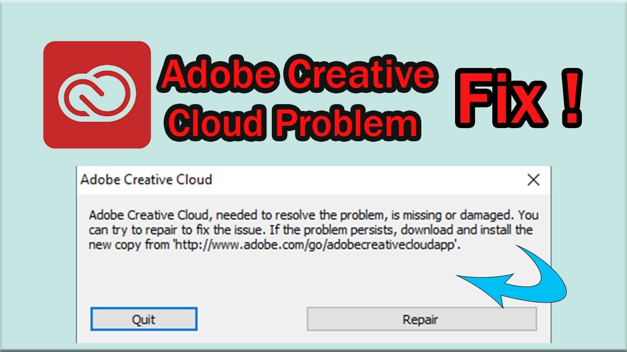 adobe cloud download error