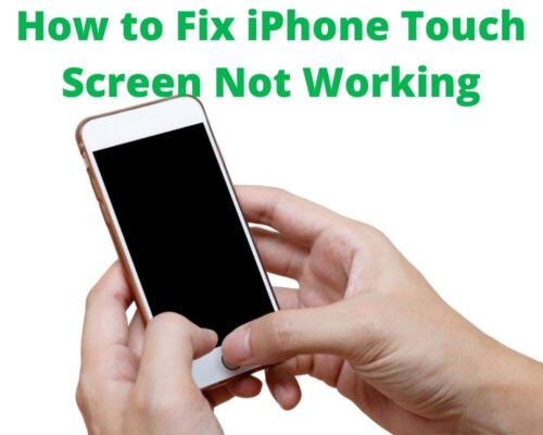 Fix iPhone not responding to touch