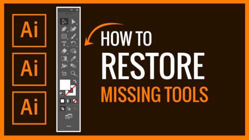 How to get toolbar back in Illustrator