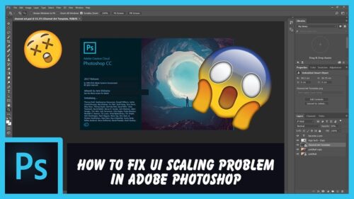 How to fix Photoshop UI scaling not working
