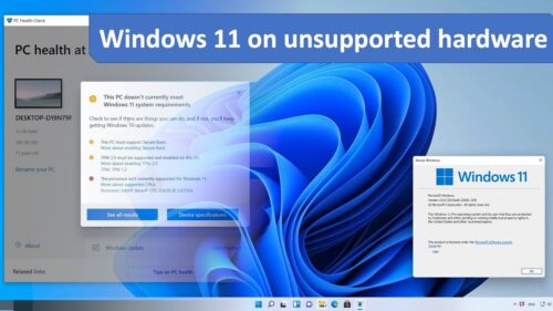 Install Windows 11 on unsupported hardware from USB