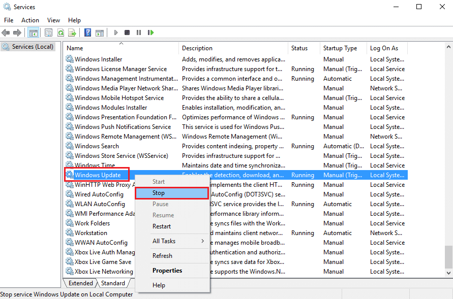 Reset Windows Update components