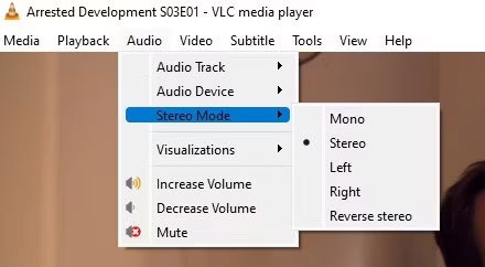 Enable Mono Audio in VLC Media Player