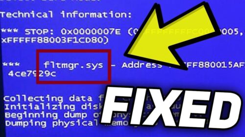 How to fix stop code fltmgr.sys Windows 11
