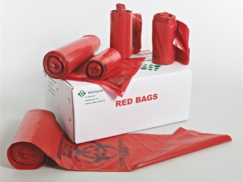 Biohazard Waste Bag (medical trash bags)